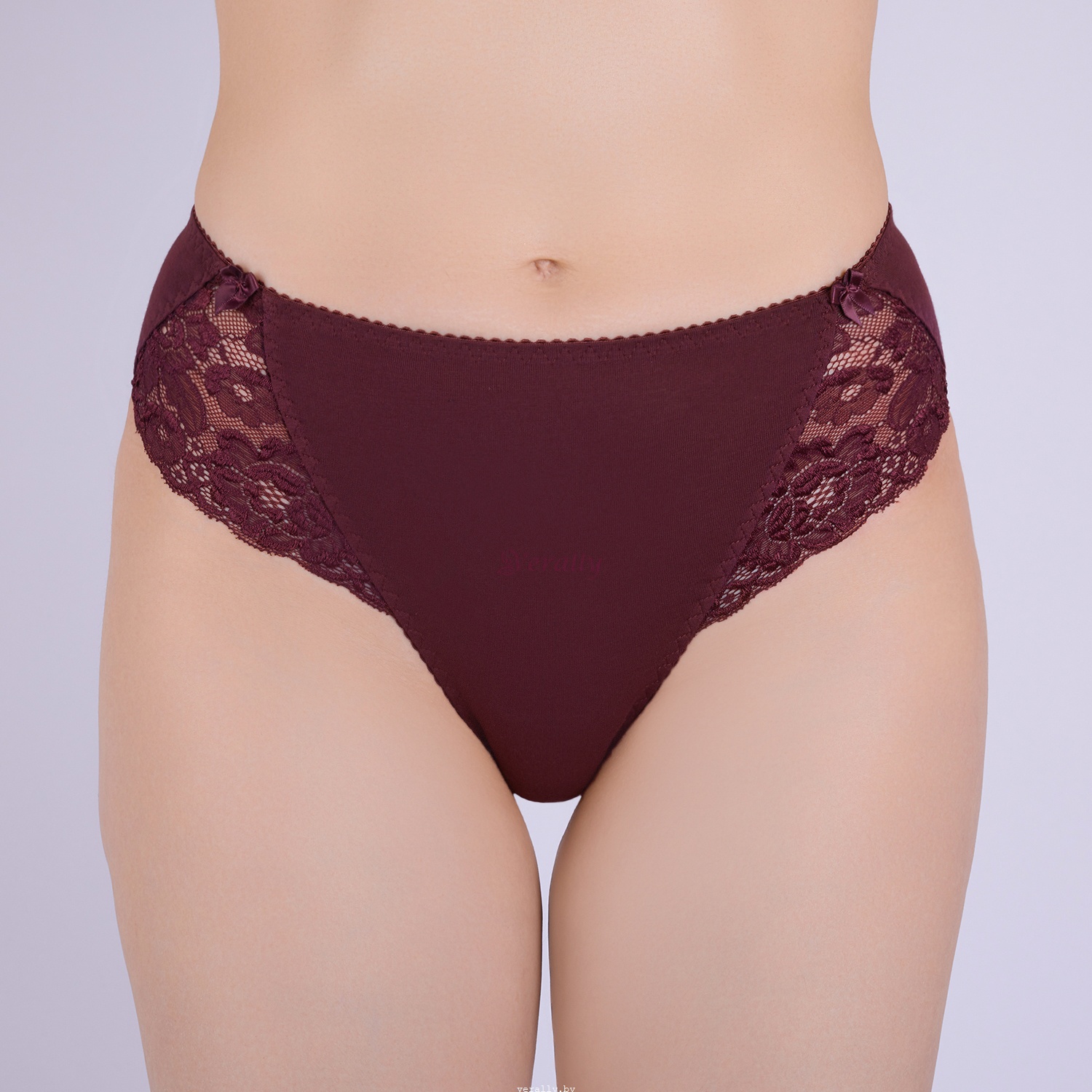 150-3 ТРУСЫ ЖЕНСКИЕ ЦВ. БУРГУНД, Р. 102, МОД. 150